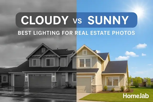 Cloudy vs Sunny: Best Lighting for Real Estate Photos