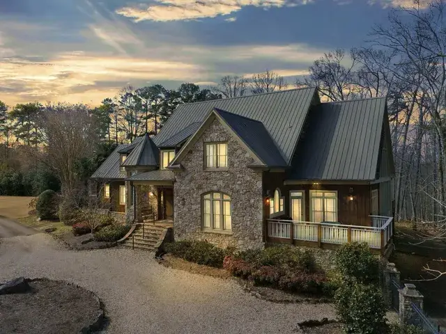 Cumming Georgia property at virtual dusk