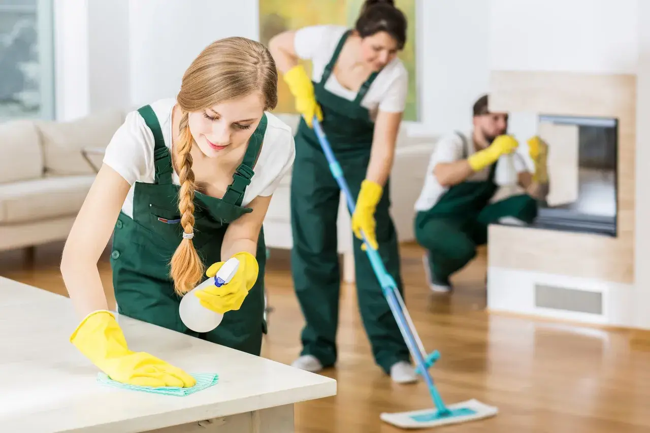 House cleaning crew