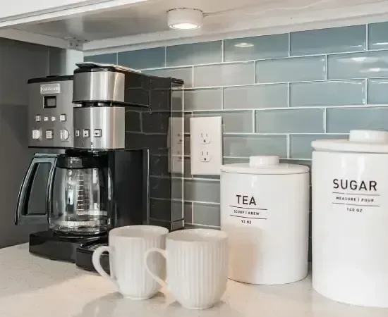 Sparkling clean kitchen
