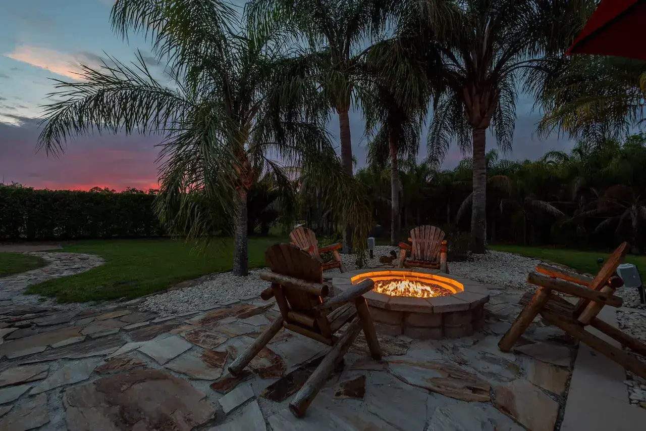 Beautiful property photographed during twilight hours